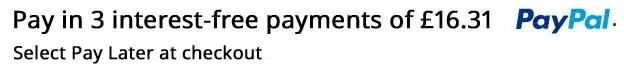 Pay in 3 interest-free payments