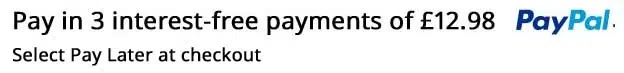 Pay in 3 interest-free payments