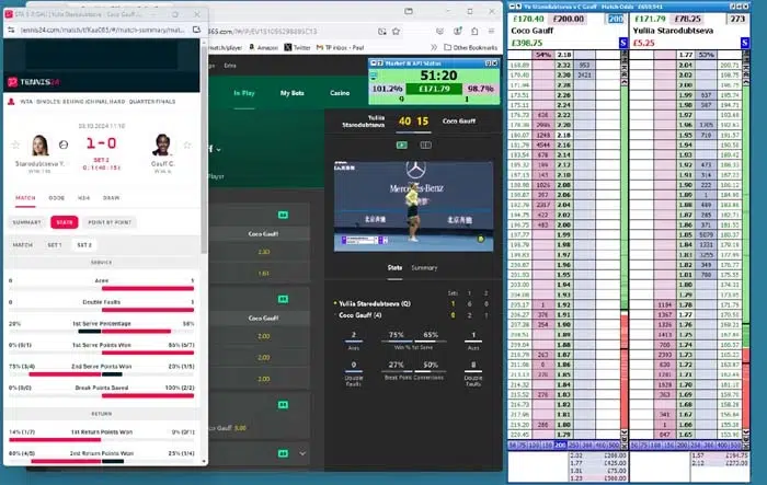 Live stream screen