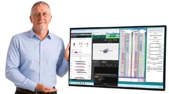 Tennis trading livestream