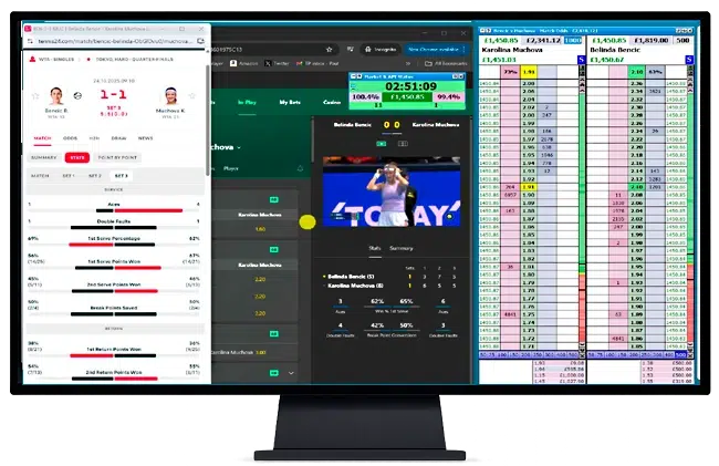 Betfair tennis trading